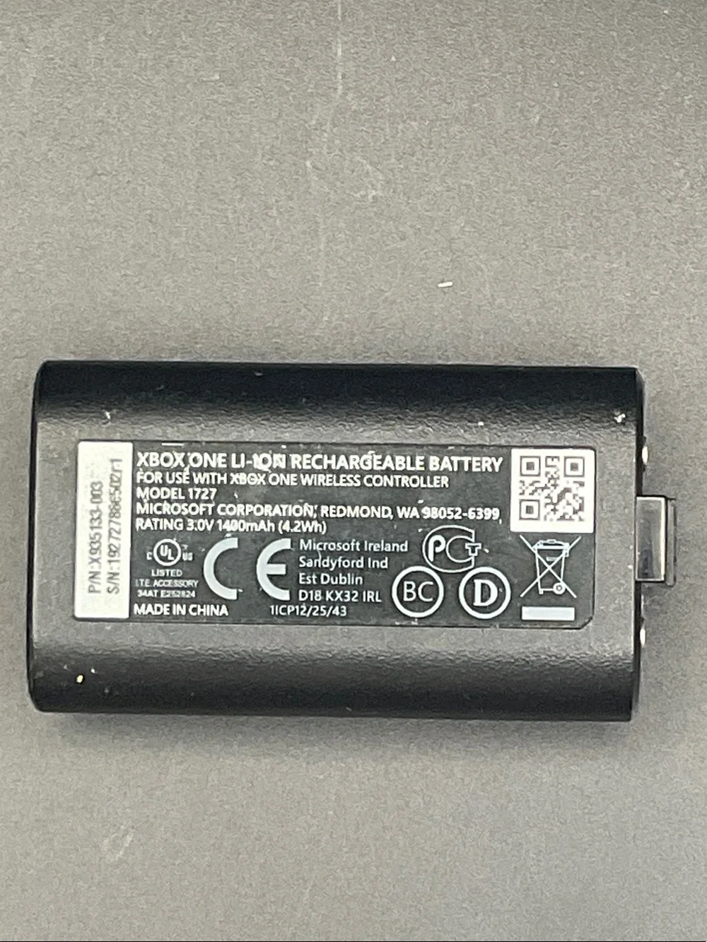 Microsoft Xbox Rechargeable Battery Pack – Black